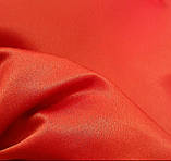 Тканина атласна прокатна колір червоний, фото 5
