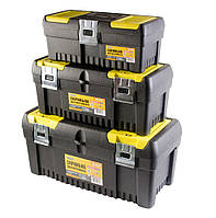 Ящики для інструменту комплект 3шт.14"+17"+20", мет.замки (79-2514/2517/2520) MASTERTOOL 79-2005