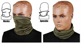 Багатофункціональна тактична балаклава, шарф Mil-tec олива Німеччина