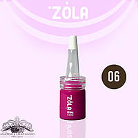 ZOLA Хна профессиональная для бровей 06 Dark Brown, 5гр