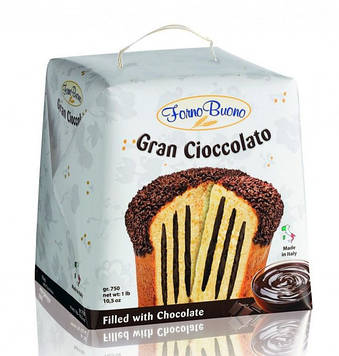 Паска Deco Forno Buono Gran Cioccolato з шоколадом, 750 г, 12 шт/ящ