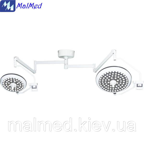 LED MK-D700/500ZF Medik світильник хірургічний стельовий двокупольний