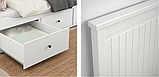 Кушетка HEMNES з 3 шухлядами +2 матраци, білий/Åsvang, 80х200 см, фото 2