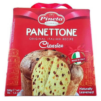 Паска Deco PINETA PANETTONE classico, 500 г, 15 шт/ящ