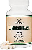 Double Wood Lumbrokinase / Люмброкиназа для поддержания здорового кровообращения 120 капсул