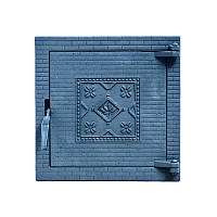 Дверцята чавунна топочна "Замкова" 400х400 мм, 16,6 кг (83) (БТ)