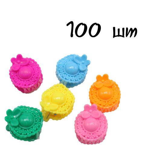 Набір шпильок "Шляпки", 100 шт., фото 1