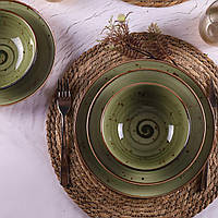 Набір посуду 24пр. Reactive YAG YESIL TULU KUTAHYA Арт.39897 OMS-Turkey