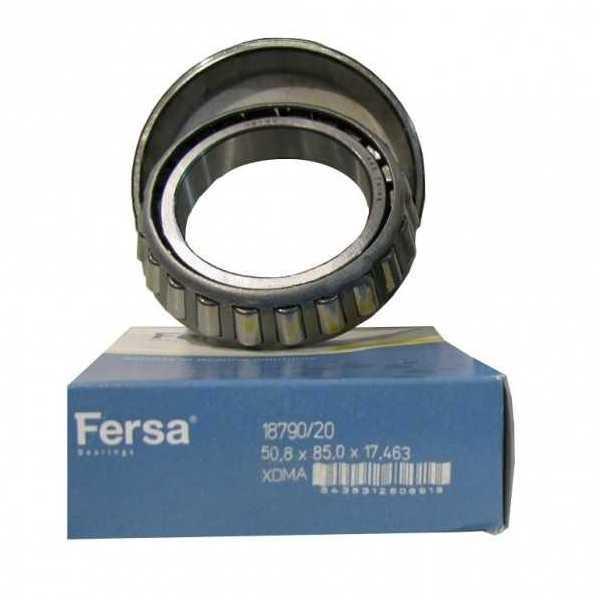 Підшипник дюймовий 18790/20 FERSA (50.8*85*17.5) конічний