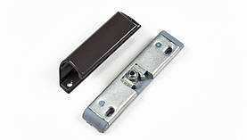 Защіпка балконна VORNE з коричневою ручкою комплект