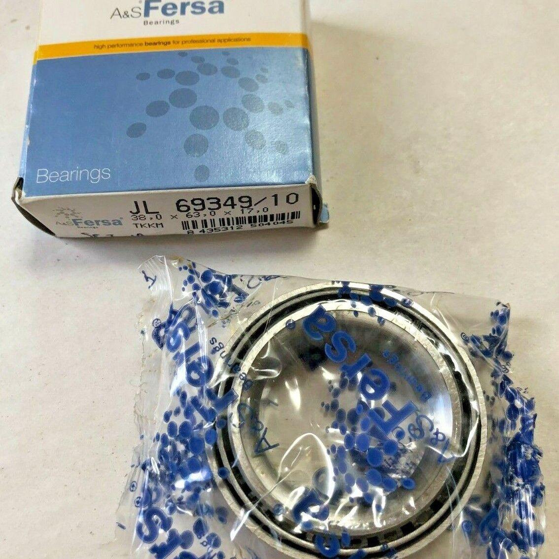 Підшипник дюймовий JL 69349/10 FERSA (38*63*17) конічний