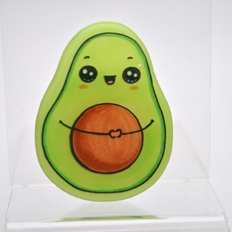 Універсальний тримач для телефону PopSocket (попсокет) Fruits Авокадо Smile 16