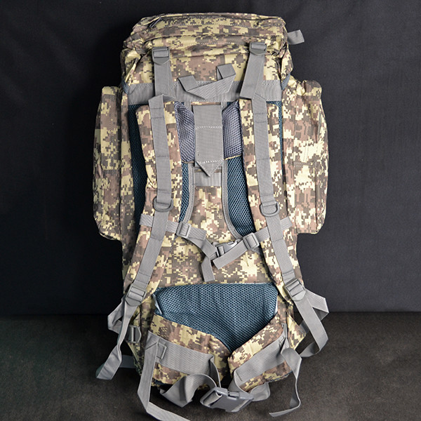 Тактический рюкзак 70 литров пиксель, армейский походный прочный военный универсальный мужской рюкзак ВСУ - фото 2 - id-p32409144