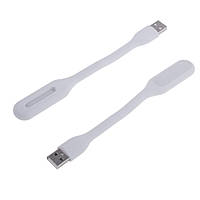 USB LED-лампочка гнучка 3W, холодне світло біле