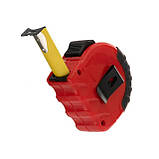 Рулетка з металевим полотном 10м x 25мм "EXTRA" INTERTOOL MT-0210, фото 5
