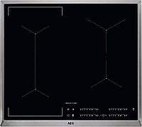 AEG 60 см черное стекло индукционная плита варочная поверхность aeg ike64441xb