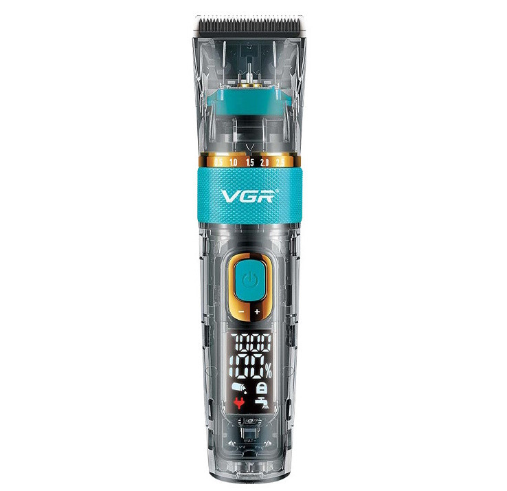 Професійна машинка для стрижки VGR Professional Hair Clipper V-695 Blue (V-695-Blue)