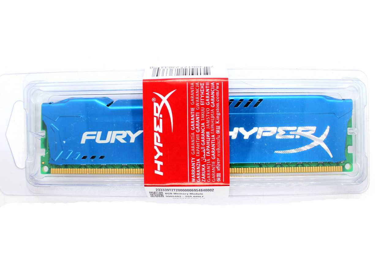 Kingston HyperX FURY Blue DDR3-1600 8192MB PC3-12800 Blue (HX316C10F/8 ...