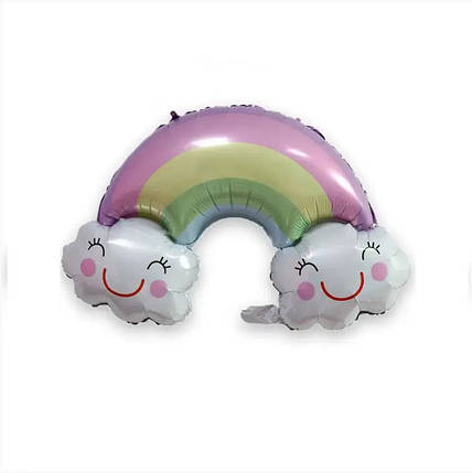 Фольгована кулька міні фігура РАДУГА 40х25см (15"), фото 1