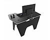 Стіл геймерський "Byorn" 140х90х76 см. Чорний/Біла кромка, фото 3