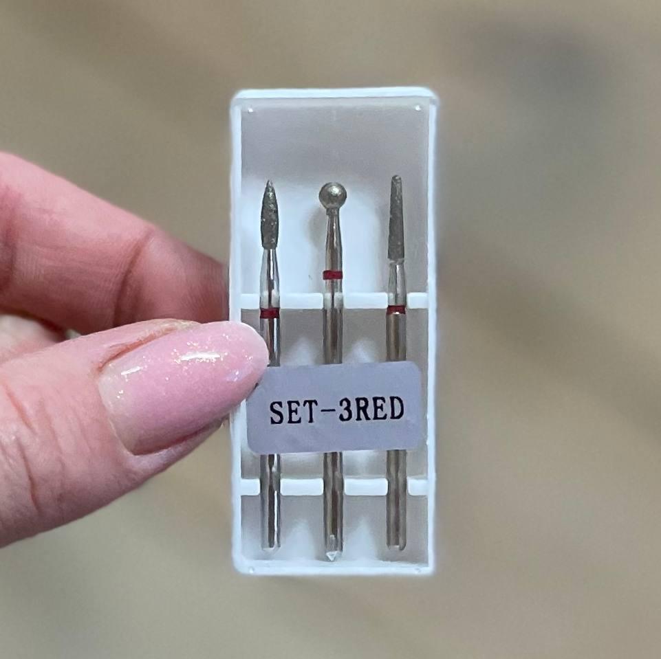 Набір фрез для манікюру Set -3 Red