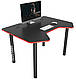 Стіл геймерський "Pixel" 120х90х75 см. Чорний/Червоний, фото 2