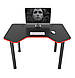 Стіл геймерський "Pixel" 120х90х75 см. Чорний/Червоний, фото 3