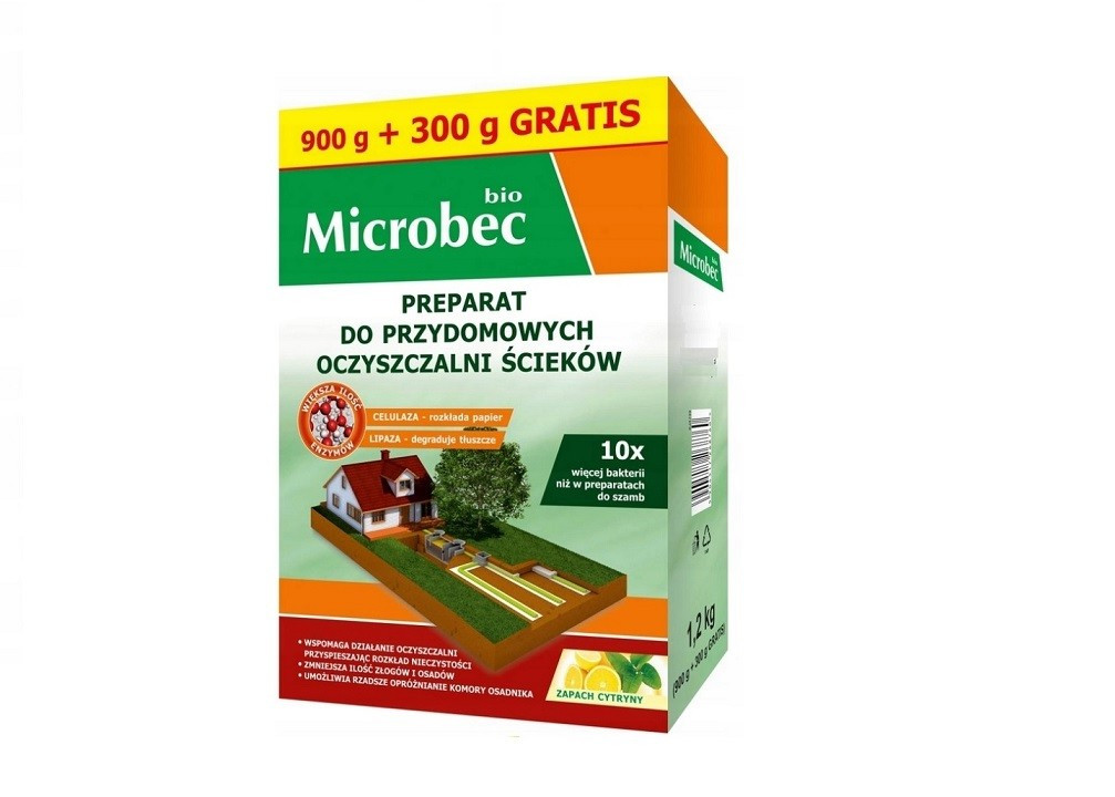 Средство для выгребных ям и септиков Bros Microbec 1200 г Microbec BIO в 10 раз больше бактерий - фото 4 - id-p1754243245