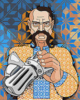 Картина за номерами "Український кіборг ©mosyakart" 40*50 см, ТМ Ідейка