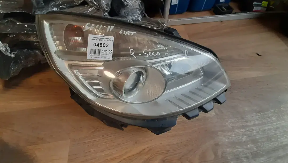 Фара права нова Renault Scenic 2 Сценік 2 7701065914, фото 1