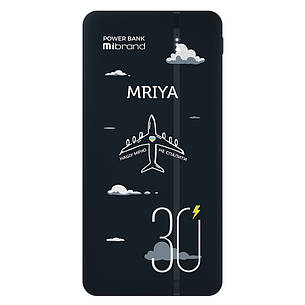УМБ Power Bank (зовнішній акумулятор) Mibrand Mriya 30000 мАг Чорний (MI30K/Mriya), фото 3