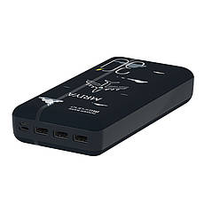УМБ Power Bank (зовнішній акумулятор) Mibrand Mriya 30000 мАг Чорний (MI30K/Mriya), фото 5