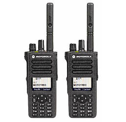 2 шт. Посилена рація Motorola MotoTRBO DP4800e VHF AES-256 шифрування з посиленою антеною радіус до 25 км