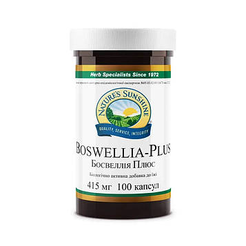 Потужний протизапальний комплекс Natures Sunshine-Boswellia Plus 415 мг (100 капсул) K1296NSP