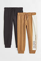 Спортивные штаны для мальчика коричневые и серые H&M (Швеция) р.104, 110, 116, 140см