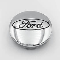 Ковпачки (заглушки) на литі диски FORD (Форд) 54 мм Хром (6M211003AA), фото 4