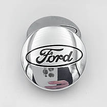 Ковпачки (заглушки) на литі диски FORD (Форд) 54 мм Хром (6M211003AA), фото 3