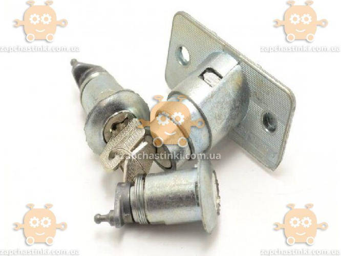 Замок багажника ВАЗ 2104, 2105, 2107 комплект с ключами 2шт и личинками ...