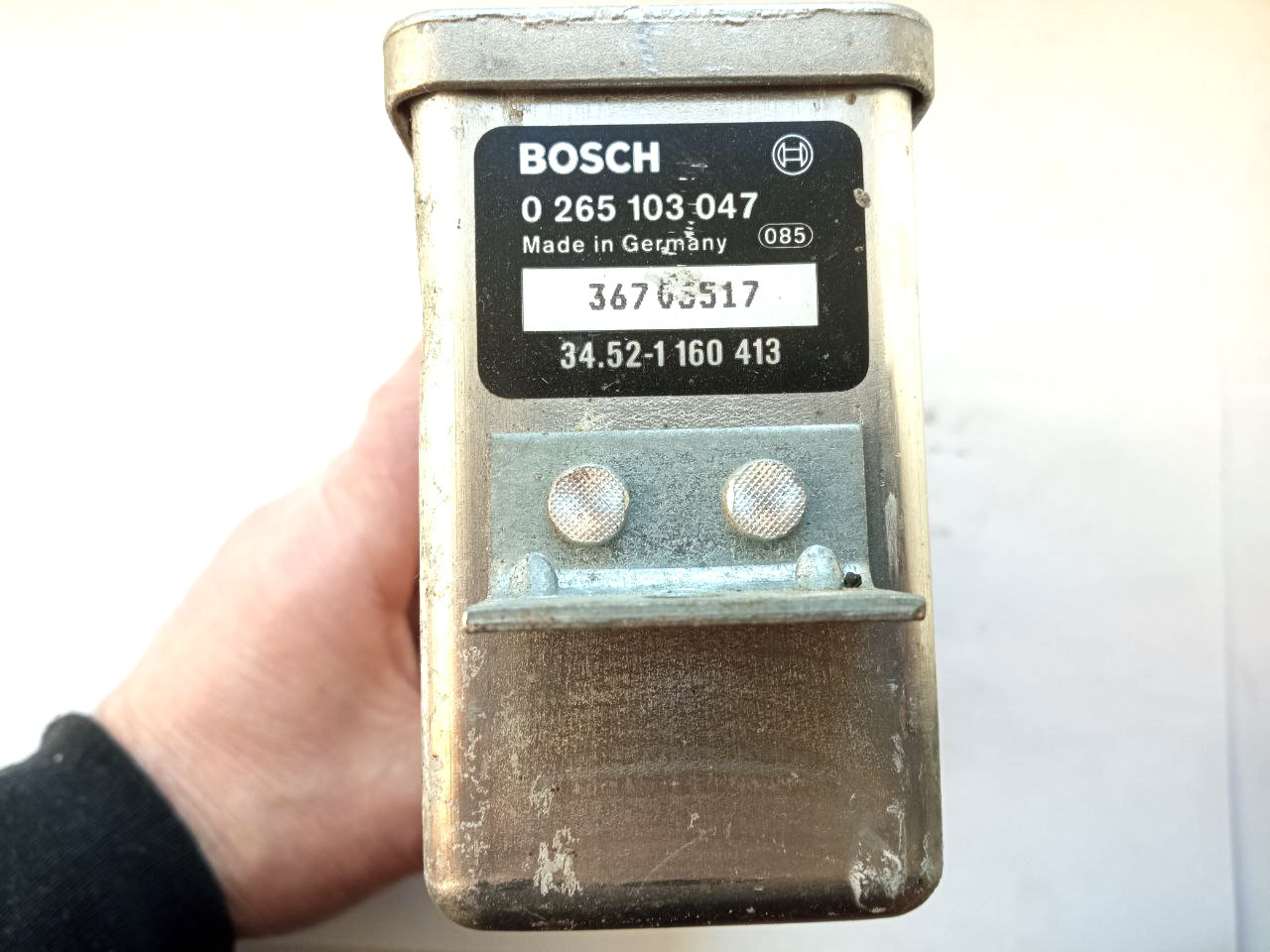 Електронний блок керування bmw e34 0265103047 / 34.52-1160413 bosch, фото 1