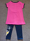 Літній костюм для дівчинки,футболка і лосини, Туреччина 3-4 років, доставка по Україні, фото 4