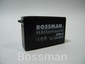Акумулятор BOSSMAN Profi 4V 1.8Ah свинцево-кислотний для ліхтарів, AGM, висока продуктивність