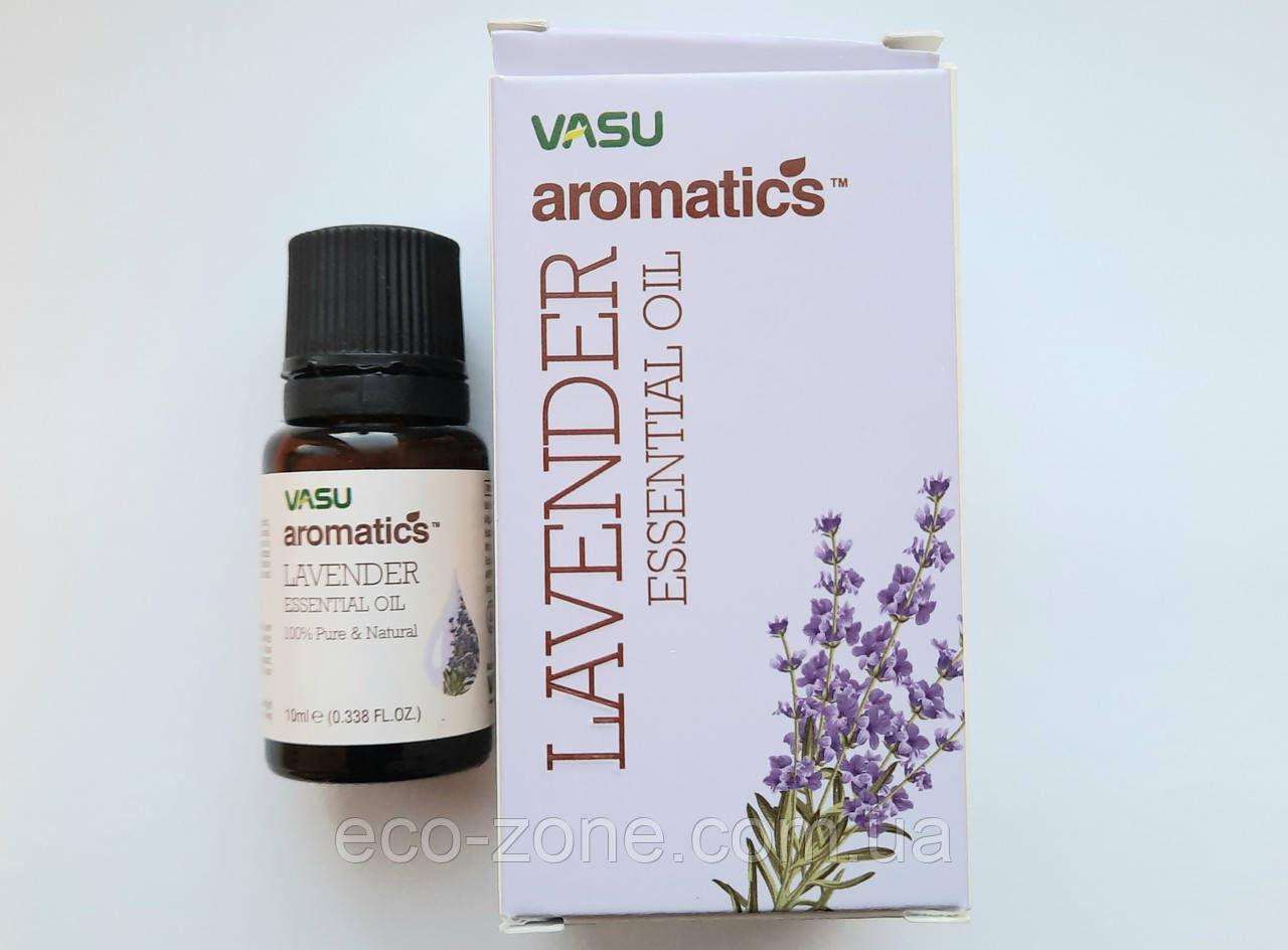 Ефірна олія Лаванди/Lavendar, 10 мл Vasu Aromatics (Trichup) Термін до 08/2025