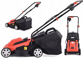 Електрогазонокосарка 1.3кВт YATO Малогабаритна з Травозбірником
