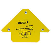 Магніт для зварки стріла 11кг 75×65мм (45,90.135°) SIGMA