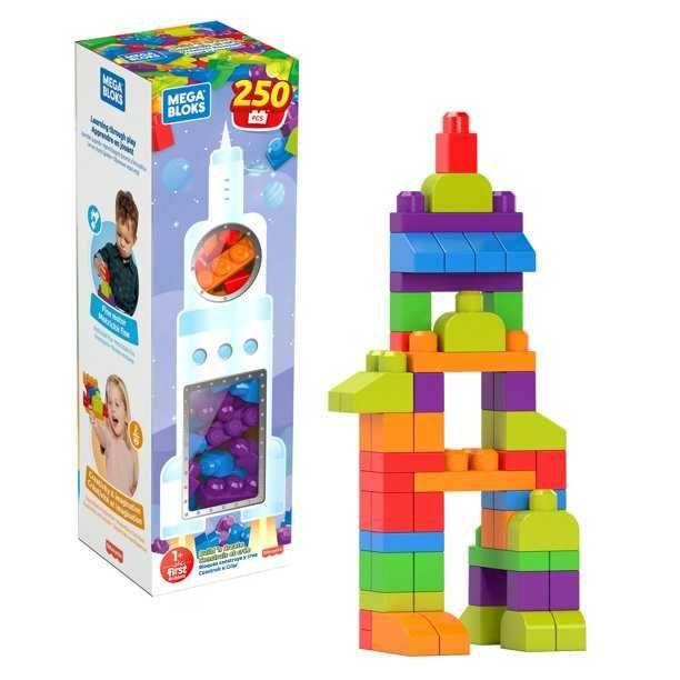 Mega Bloks Конструктор First Builders 250 Деталей Build N Create Set ...