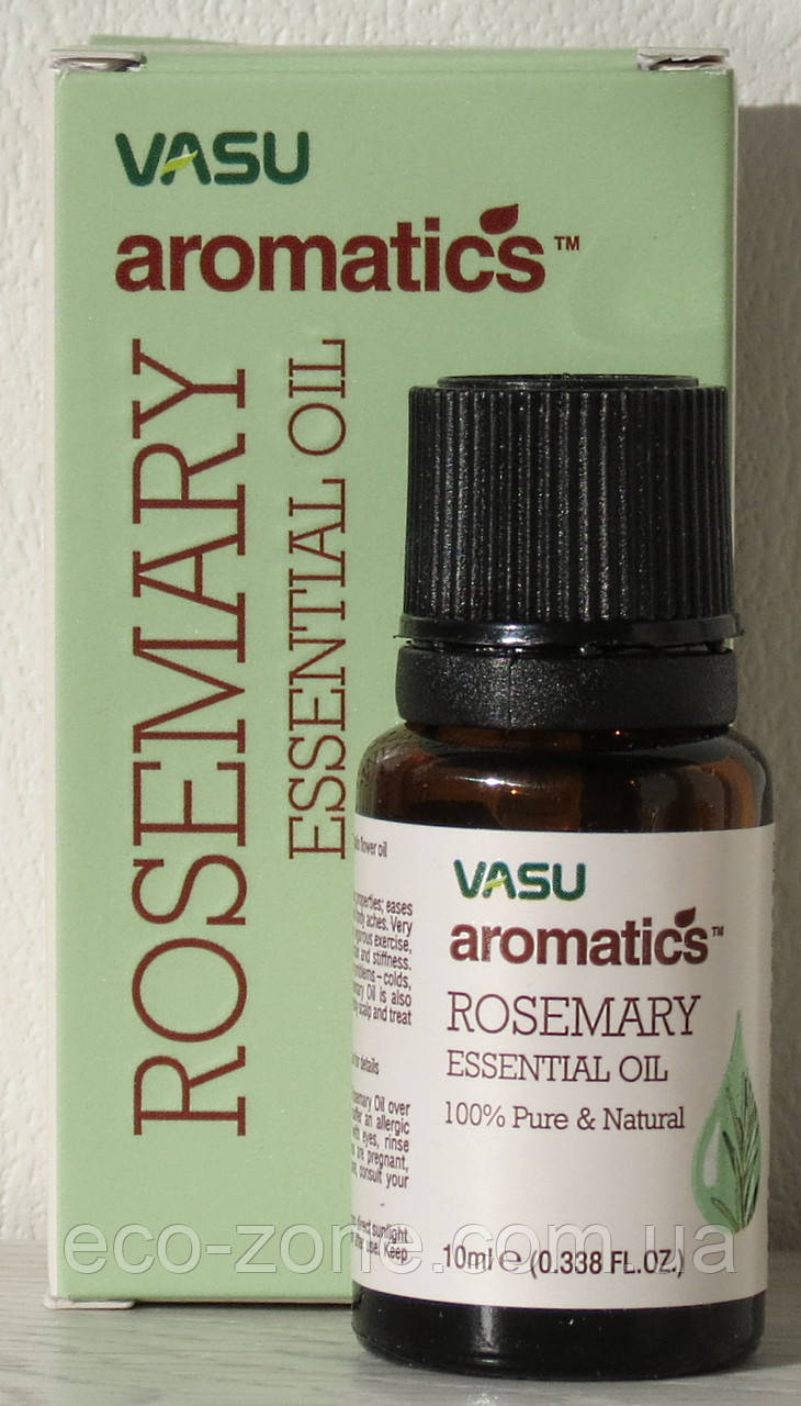 Vasu Ефірна олія Розмарину/Rosemary 10 мл Vasu Aromatics (Trichup) Термін до 08/2025