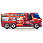 Дитяче ліжко пожежна машина Fire Truck 148х74х58 см односпальне різнокольорове, фото 3