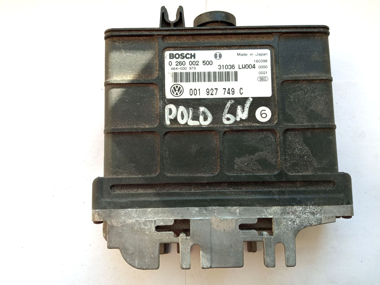 Електронний блок керування АКПП polo 0260002500 / 001927749c, фото 1