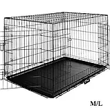 Клітка для собак портативна металева складана AML M/L (76X47X53, фото 2
