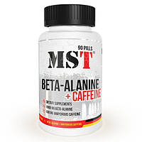 Предтренировочный комплекс MST Beta Alanine + Caffeine 90 tab